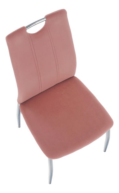 Scaun de sufragerie Don Juan NEW (roz + Crom)