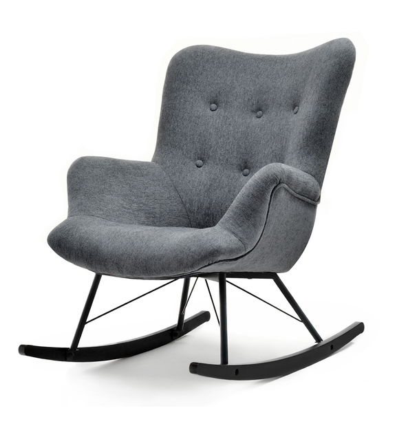 Fotoliu relax Laurentino (grafit + negru)