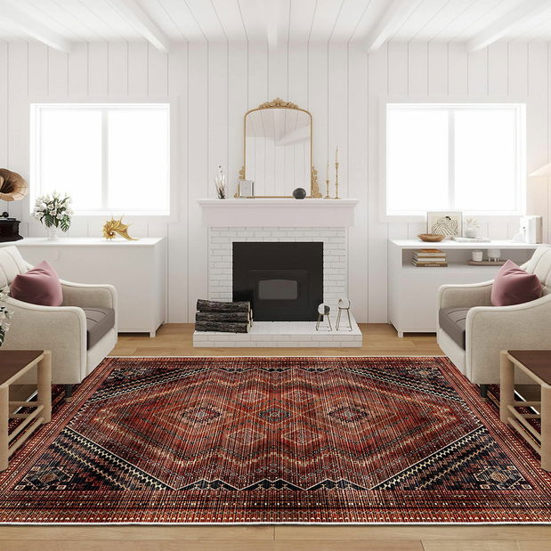 Koberec 160 x 230 cm Kecke 56 (tmavočervená)