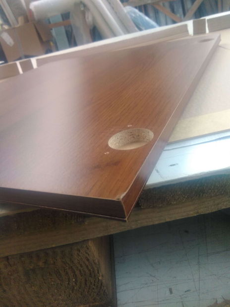 Comodă de colț KENT EKOM 1DSN (castan) *resigilat