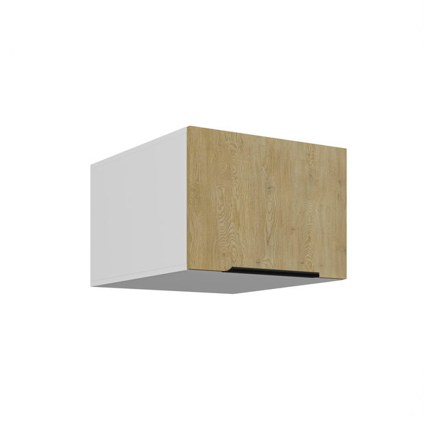 Dulap superior de bucătărie Carminia 50 NAGU-36 1F (stejar cremona + alb)
