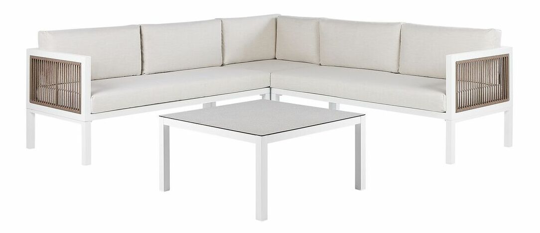 Záhradný set Boro (krémová)