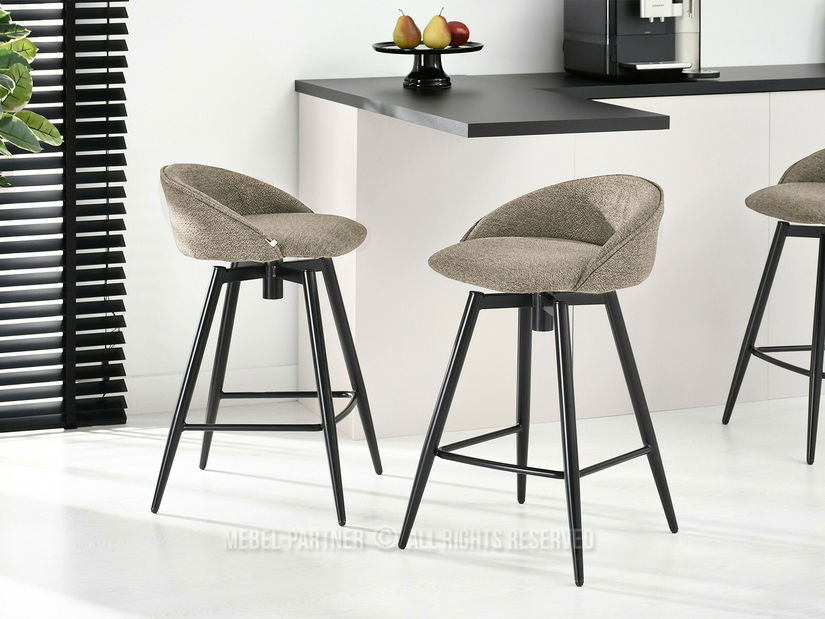 Scaun bar Ignazcamo (bej + negru)