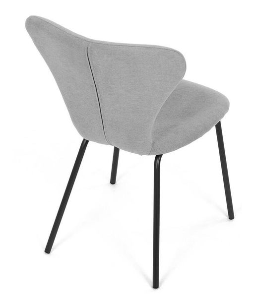 Scaun sufragerie Calderon (argintiu)