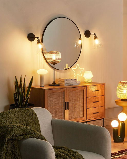 Set 3 buc decorații LED Franz (multicolor)