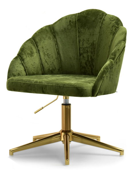 Fotoliu relax Leezare (verde + auriu)