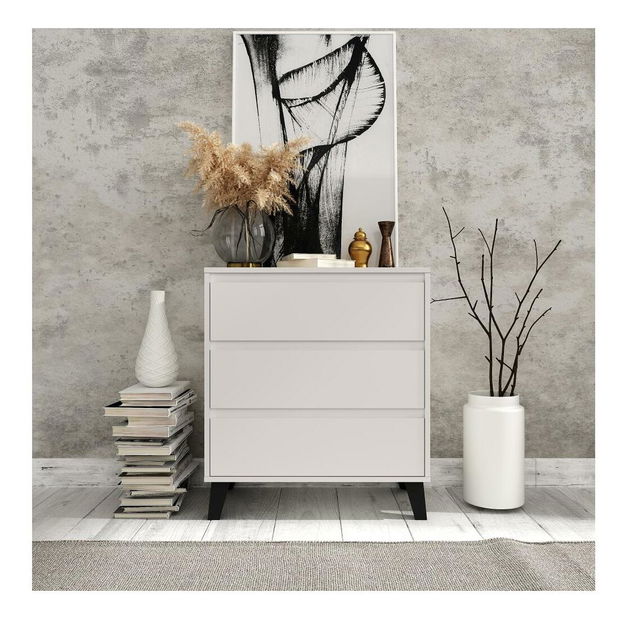 Comodă Brisas 2 (cashmir + negru) 