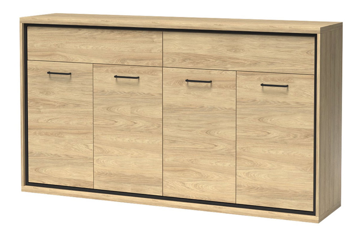 Komód Milley 08 (LED világítással) (hikora)