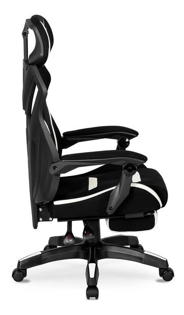 Gaming fotelja Mananera (crna + bijela) 