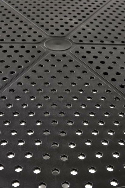 Vrtni stol Caviar (crna) (za 2 osobe)