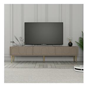 TV stolík/skrinka Bipemu 3 (atlas + zlatá) 