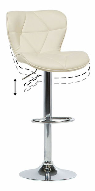 Set barskih stolica (2 kom.) VILLE (bež)