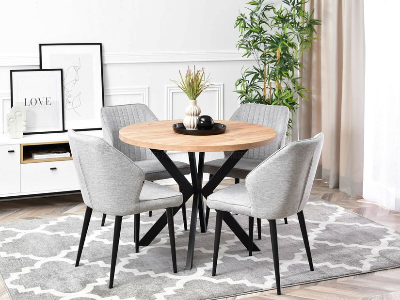 Szék Greta K (szürke + fekete)