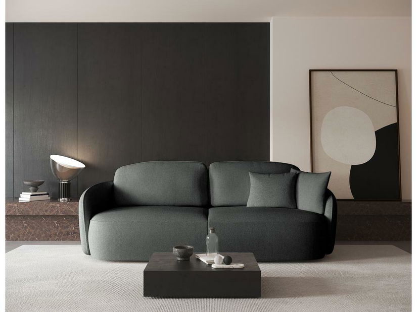 Canapea trei locuri Sheila (gri + negru)