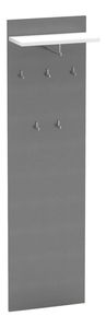 Panel za vješanje odjeće Hamila NEW TYP 19 (grafit + bijela)