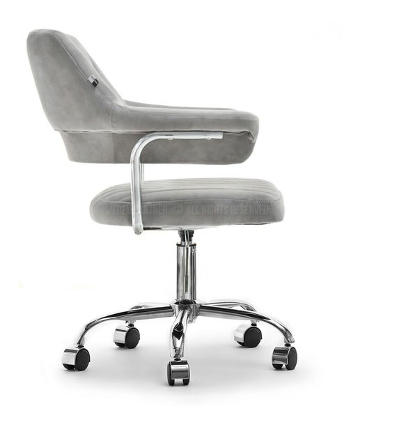 Scaun Merylyn (gri + crom)