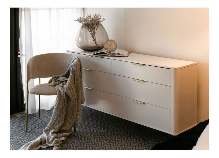 Komoda Ovenia O4 (bijela)