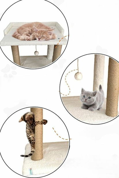 Peliešok pre mačky Lissa (Biela)