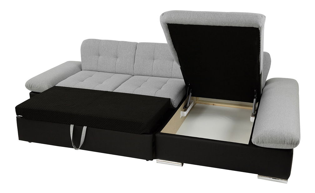 Sarokkanapé Jude LED (J) (öko-bőr soft 011 + bristol 2460)