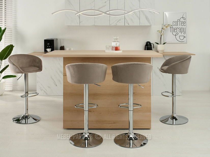 Szék Hanzel (bézs + króm)