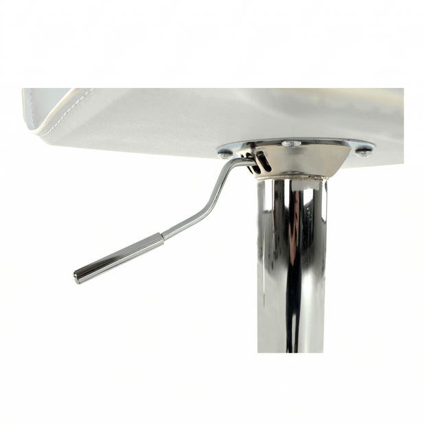 Scaun tip bar Larina (alb)