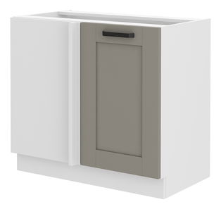 Dolná kuchynská skrinka Lucid 105 ND 1F BB (claygrey + biela)