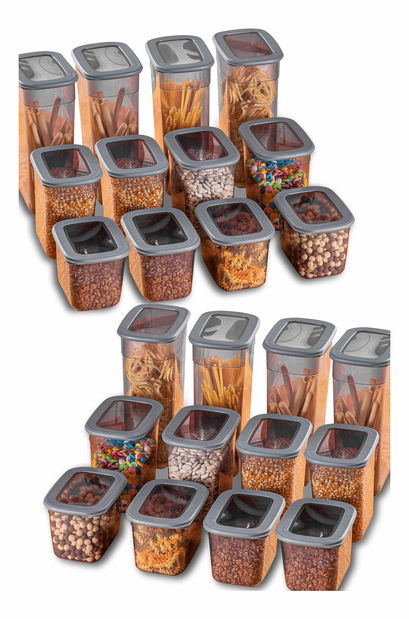 Set recipiente alimente (24 buc.) Benda 24 (antracit)