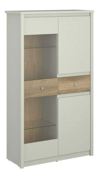 Vitrina Kodro 2 (kašmir + hrast evoke) 