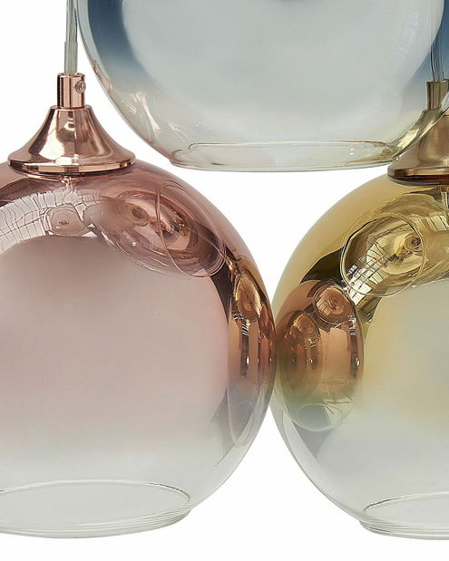 Függesztett lámpa Tourmaline (sokszínű)