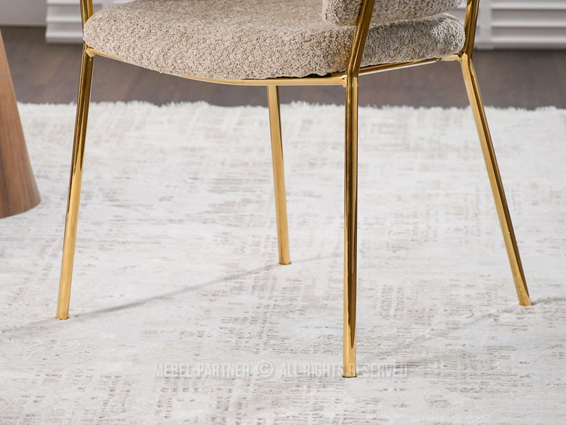 Stolica Sorento (bež + zlatna)