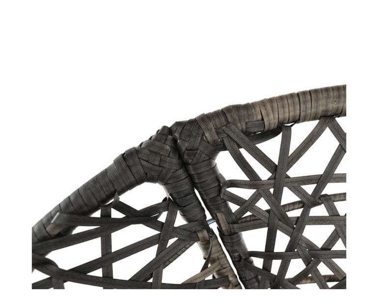 Otočné kreslo Trinny (sivá + čierna)