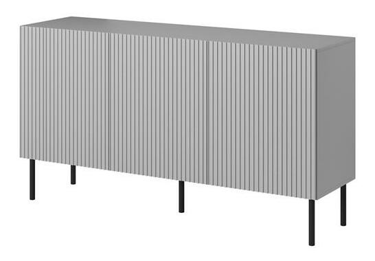 Szekrény Asania (fekete + szürke)