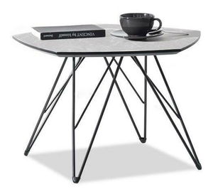 Konferenčný stolík Petal S (sivá + čierna)