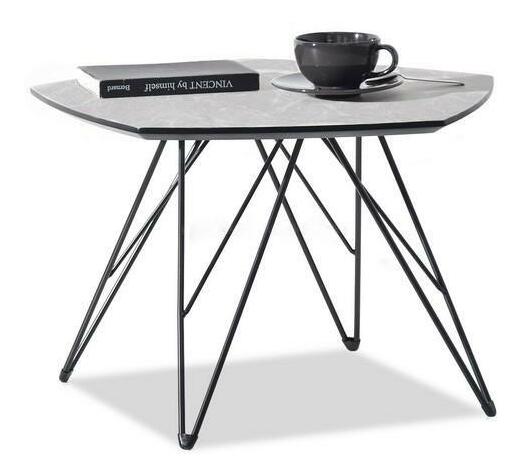 Konferenčný stolík Petal S (sivá + čierna)