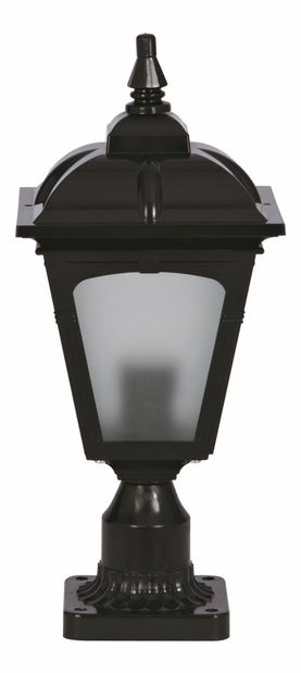 Iluminat de perete pentru exterior Becki (Negru + alb)