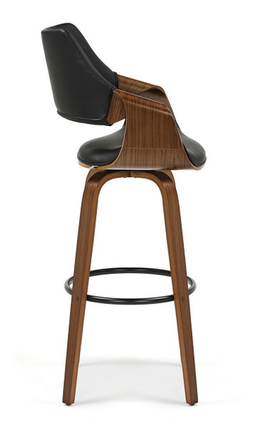 Scaun bar Rolenzono H75 (negru)