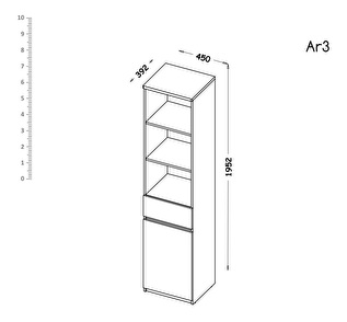 Regal tip AR3 Alishia (bijela mat)