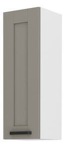 Gornji kuhinjski ormarić Lucid 30 G 90 1F (claygrey + bijela)