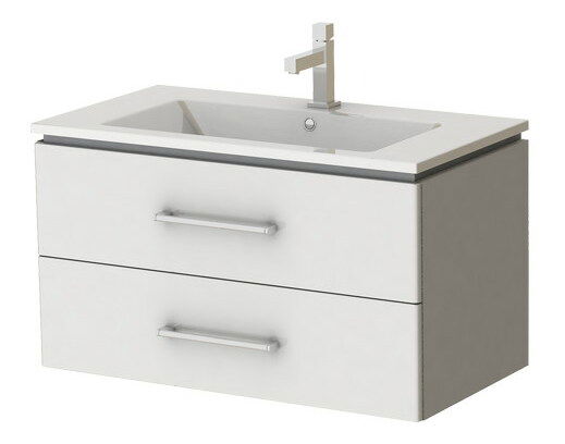 Kúpeľňová skrinka na stenu s umývadlom Juventa Rizzo Zl-85 W