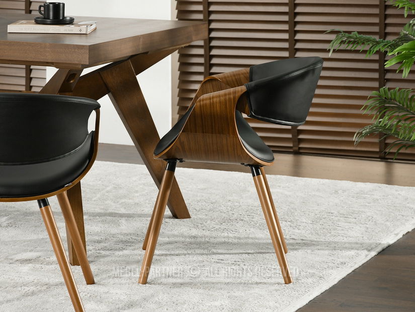 Szék Bjorn K (sötét dió + dió)