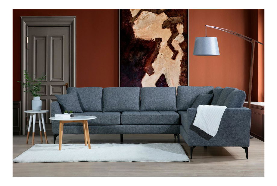 Colțar Temparina (D) (gri închis + negru)