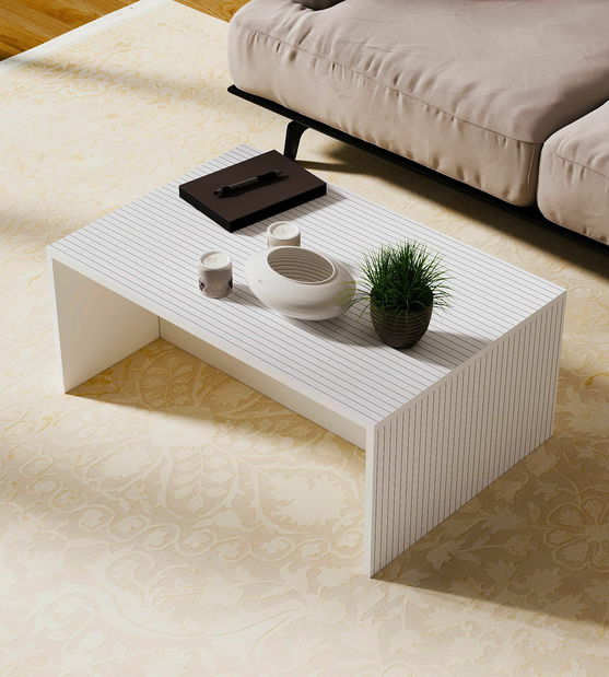 Konferenčný stolík Lenia (biela)