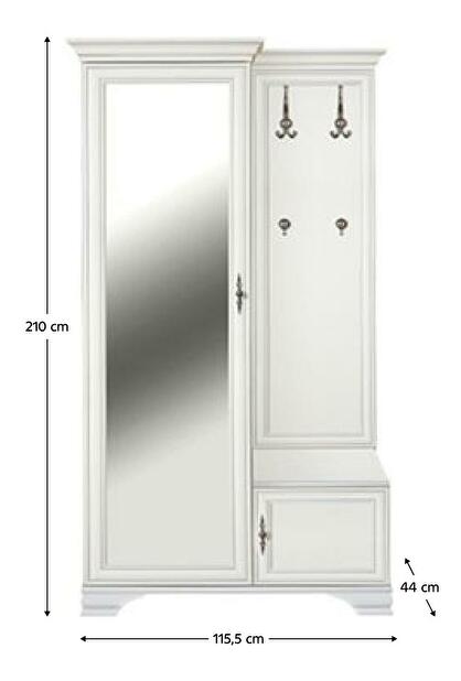 Predsieňová zostava Kuito PPK110L (alpská biela) (L)