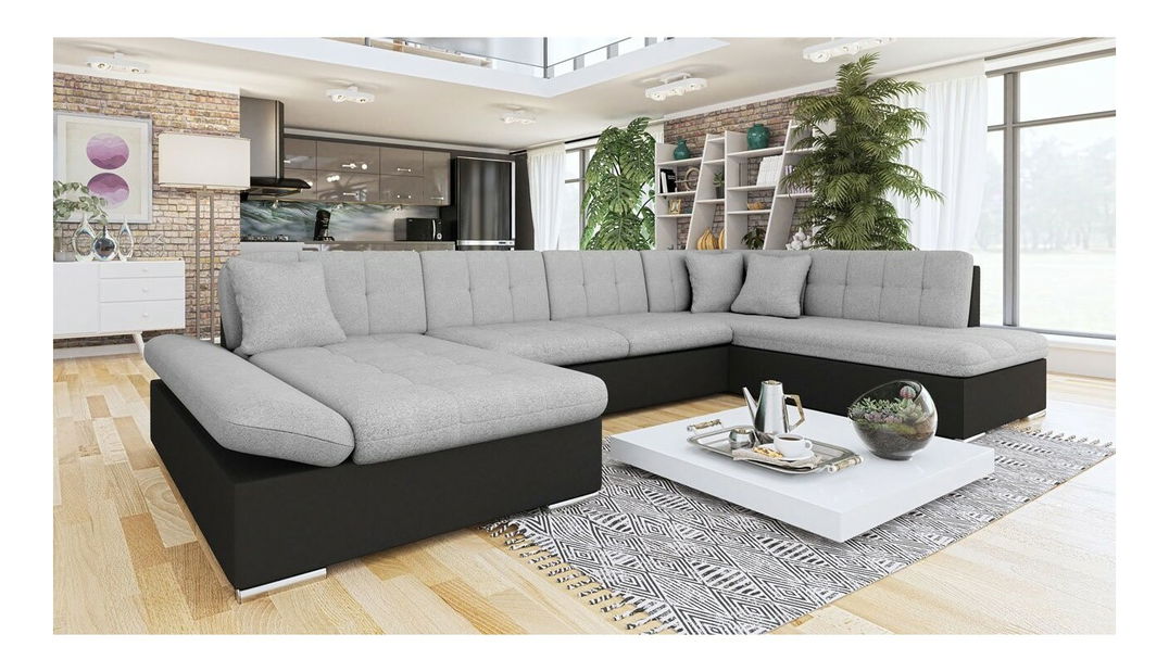 Colțar Calla (S) (piele ecologică Soft 011 + Bristol 2460)