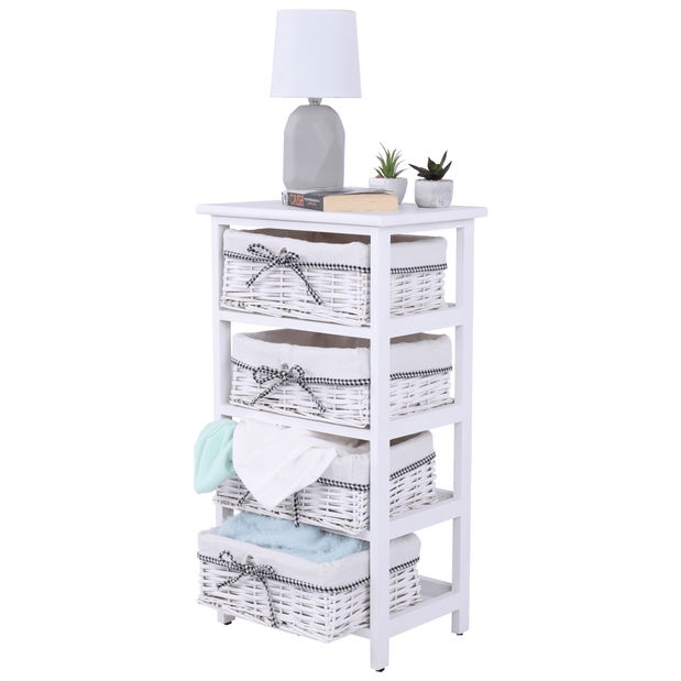 Komód Shatesne 4 (féher) *bazár