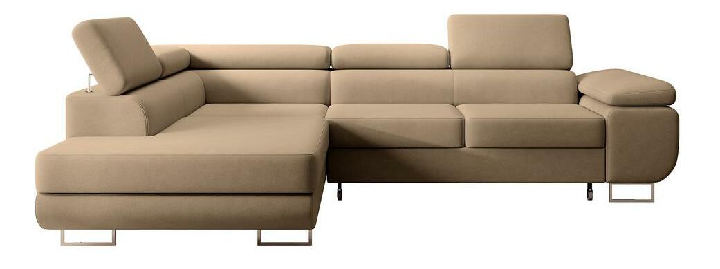 Kutna garnitura Stiletto (L) (bež + srebrna)