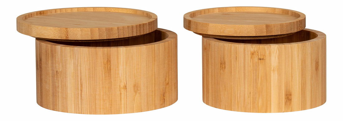 Set 2 ks dóžičiek Cansalia 1 (prírodná)