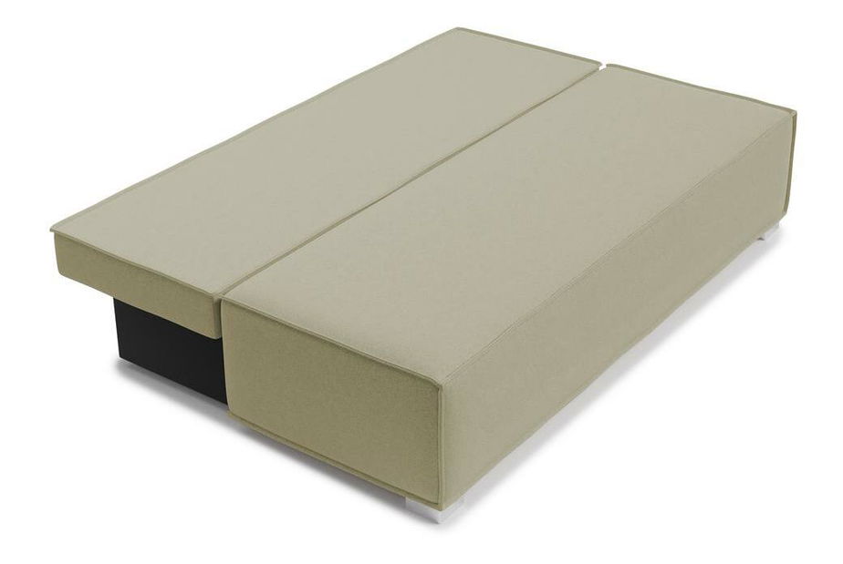 Pohovka trojsedačka Bale (béžová + strieborná)