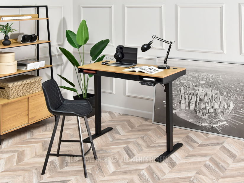 PC stolić Osto 120 (crni hrast + bijela)