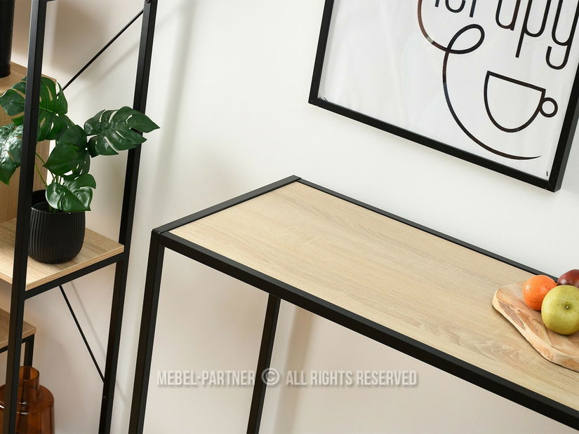 Barski set Everet (sonoma + crna) (za 2 osobe)